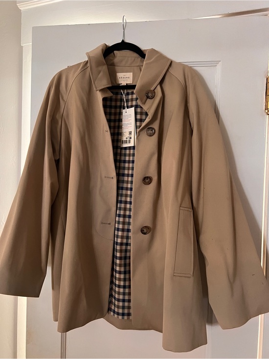 Sezane Jackets & Blazers - NWT Sezane Carter Short Trench, size 6